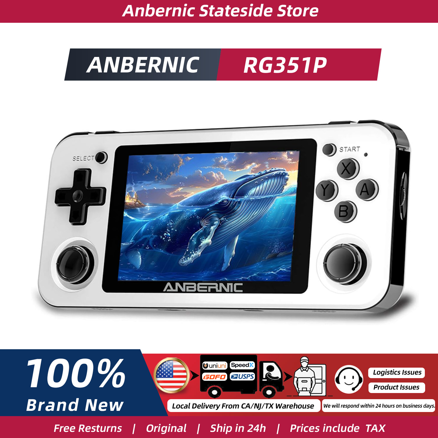 Retro Gaming Images - Konsol Game Retro Genggam ANBERNIC RG351P