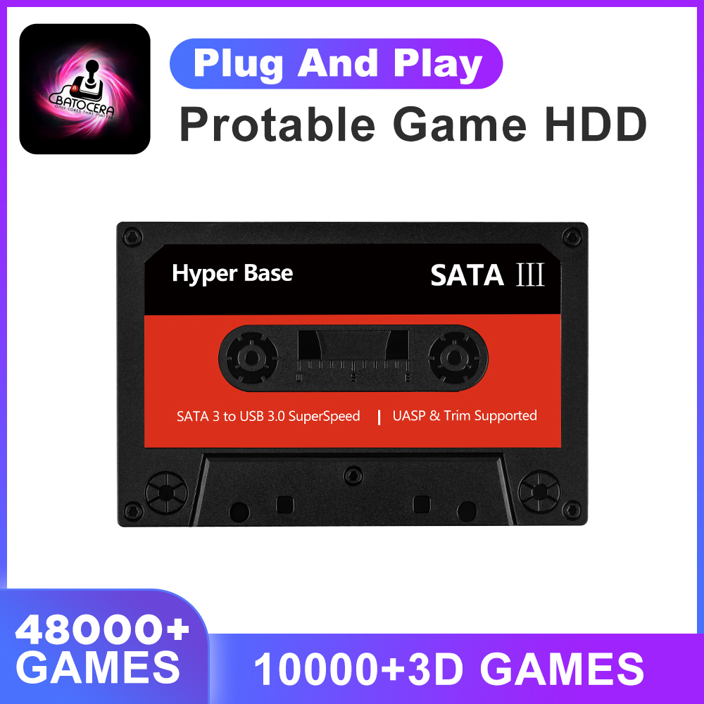 Retro Gaming Hdd - Batocera 35.linux 500G HDD eksternal Game