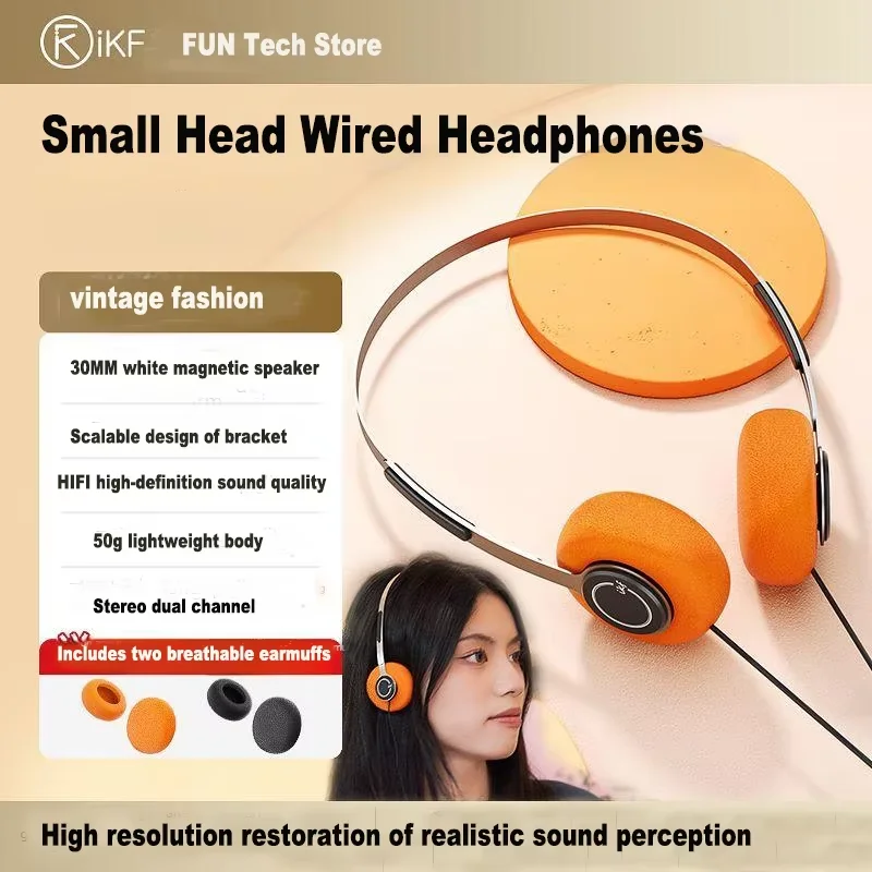 Retro Gaming Kc - Headphone Berkabel Retro Speaker 30MM Suara