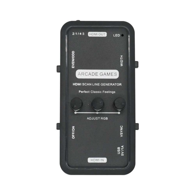 Retro Gaming Gadgets - Generator HDMI Scanline Audio Video portabel,