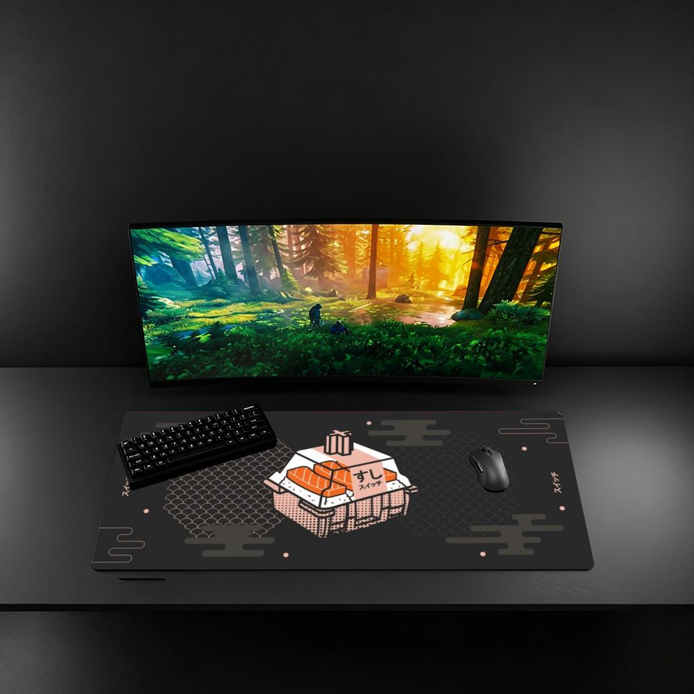 Retro Gaming Xl - Alas Meja XL Besar Motif Sushi