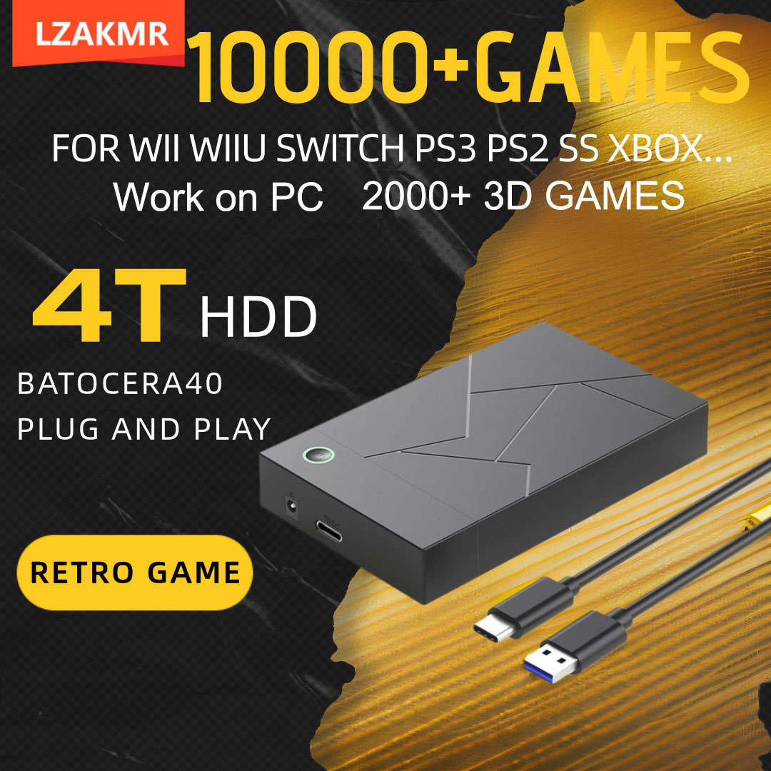 Retro Gaming GameForge 4TB Bat - Retro Gaming Hdd ulasan dan harga