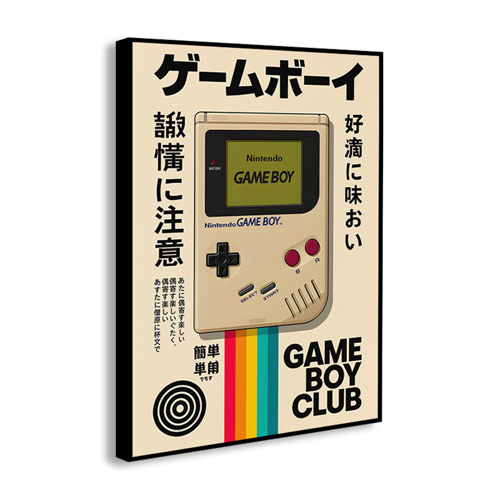 Poster Cetak Seni Dinding Kanv - Retro Gaming Gadgets ulasan dan harga