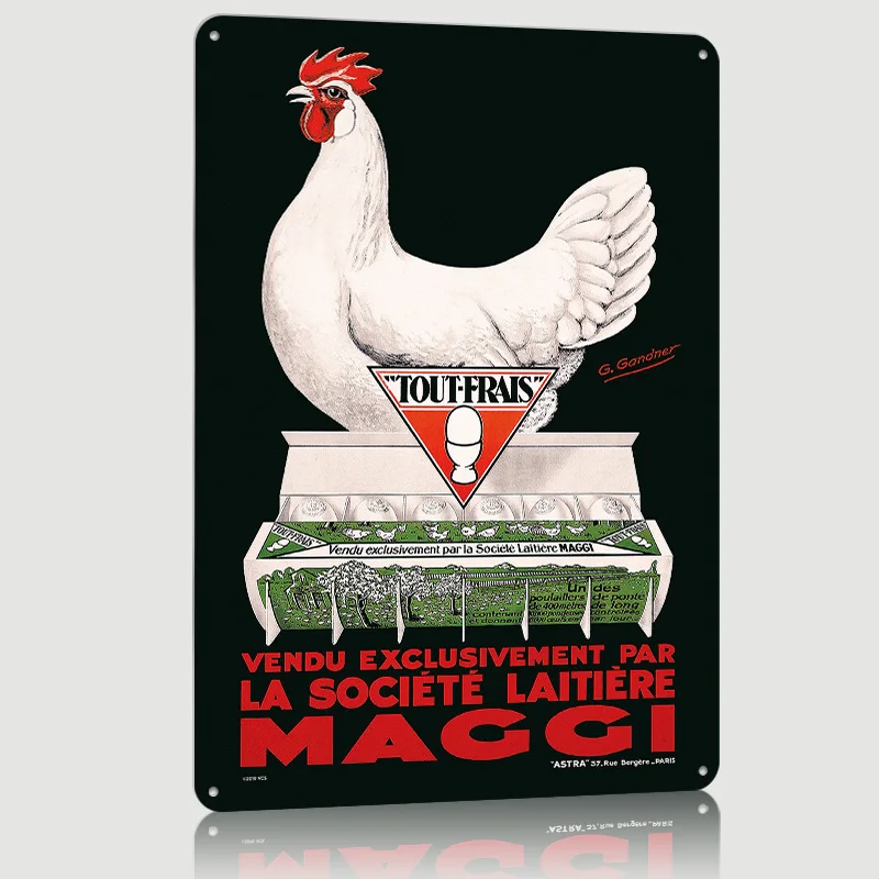 Poster Vintage Telur Prancis 1 - Retro Gaming France ulasan dan harga