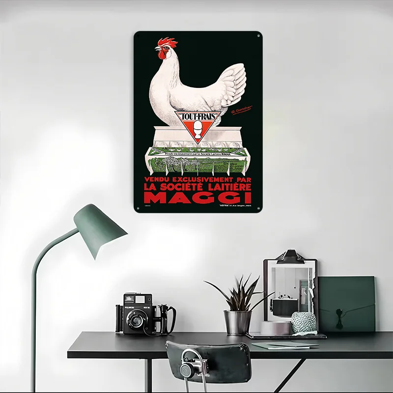 Poster Vintage Telur Prancis 1 - Retro Gaming France ulasan dan harga