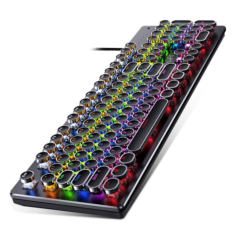 Keyboard Mekanikal Retro Punk  - Retro Gaming Kc ulasan dan harga