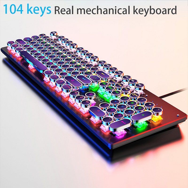 Keyboard Mekanikal Retro Punk  - Retro Gaming Kc ulasan dan harga