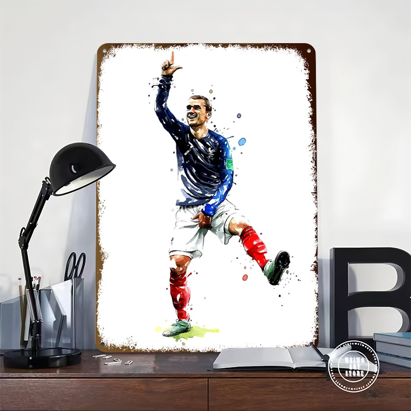 Antoine Griezmann Poster Cetak - Retro Gaming France ulasan dan harga