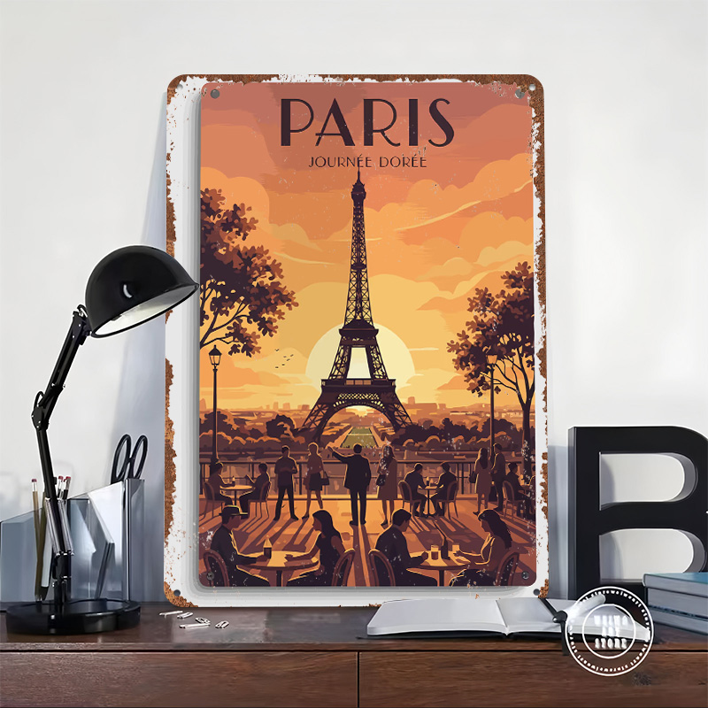 Poster Cetak Perjalanan Paris  - Retro Gaming Paris ulasan dan harga