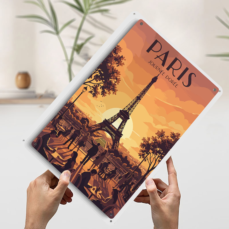 Poster Cetak Perjalanan Paris  - Retro Gaming Paris ulasan dan harga
