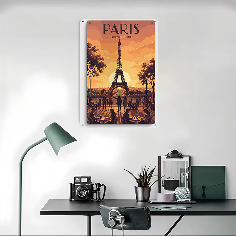 Poster Cetak Perjalanan Paris  - Retro Gaming Paris ulasan dan harga