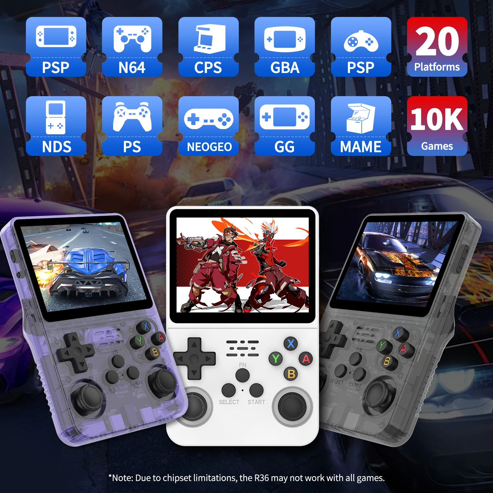 Konsol Game Genggam Retro R40  - Retro Gaming Images ulasan dan harga