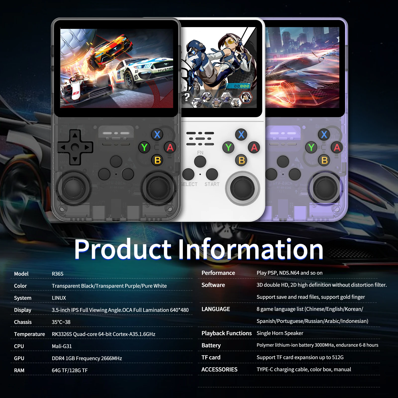 Konsol Game Genggam Retro R40  - Retro Gaming Images ulasan dan harga