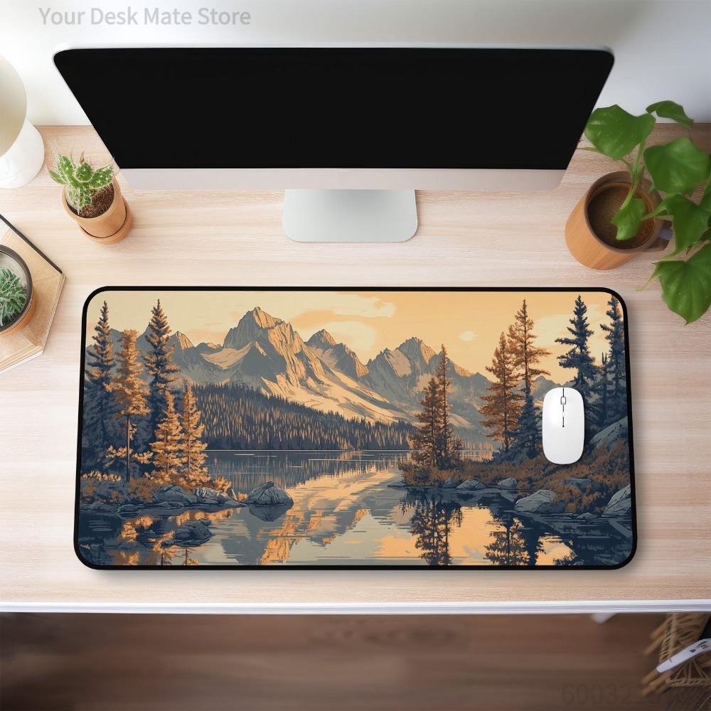 Alas Meja Pemandangan Gunung S - Retro Gaming Xl ulasan dan harga