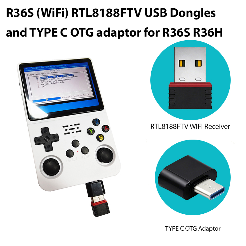 2026 R36S (WiFi) Dongle USB RT - Retro Gaming Handheld 2026 ulasan dan harga