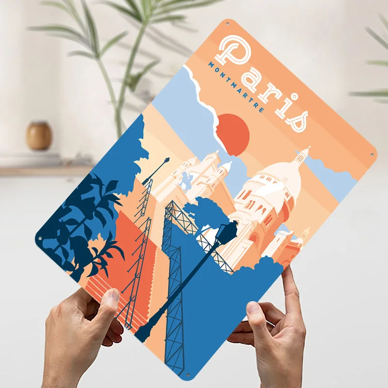 Poster Cetak Perjalanan Paris  - Retro Gaming Paris ulasan dan harga