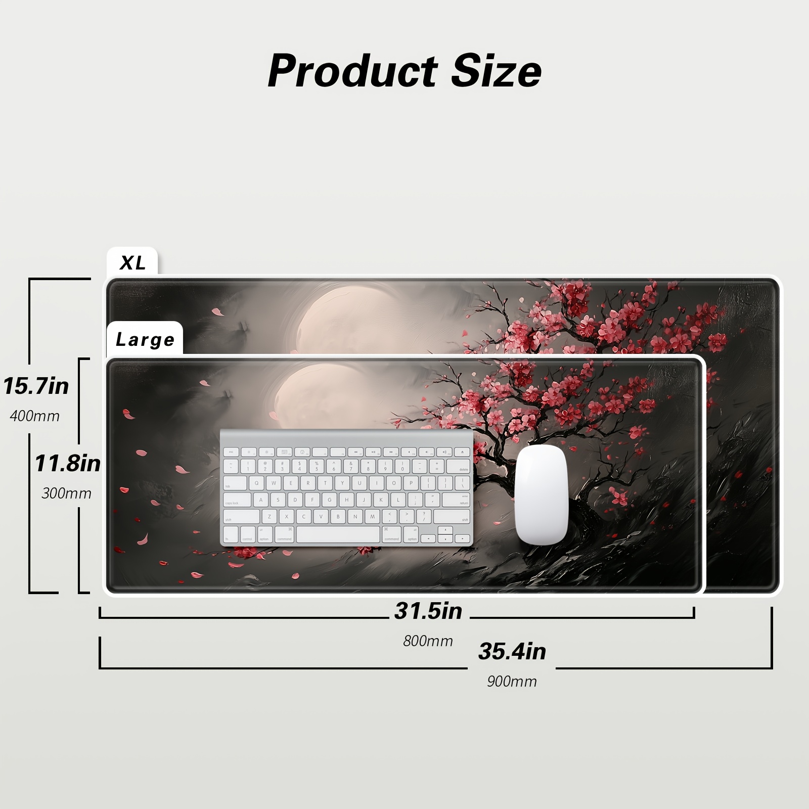 Alas Mouse Desain Bunga Plum R - Retro Gaming Xl ulasan dan harga