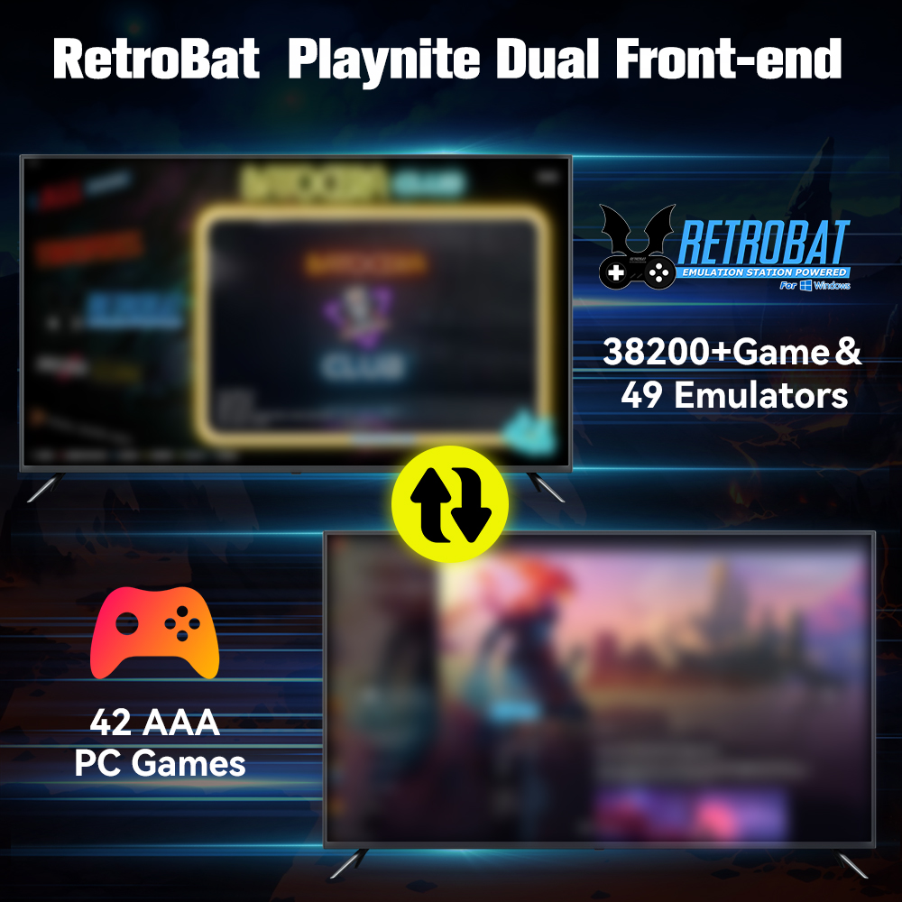 Sistem Retrobat & Playnite HDD - Retro Gaming Hdd ulasan dan harga