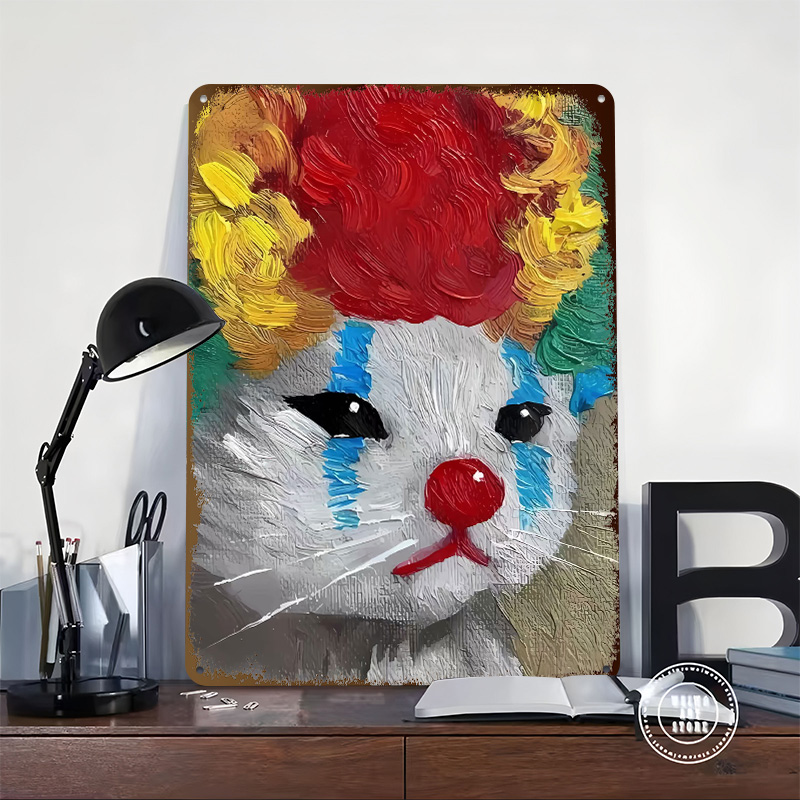 Lukisan Kucing Badut Sedih Pos - Retro Gaming Gadgets ulasan dan harga