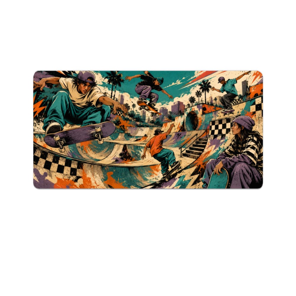 Alas meja taman skateboard ker - Retro Gaming Xl ulasan dan harga