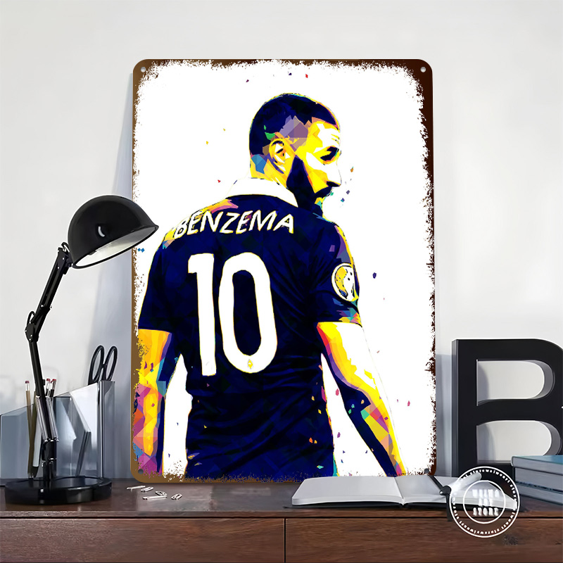 Poster Karim Benzema Prancis R - Retro Gaming France ulasan dan harga