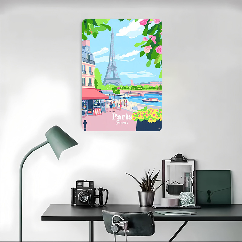 Poster Paris Prancis Kustom, P - Retro Gaming France ulasan dan harga