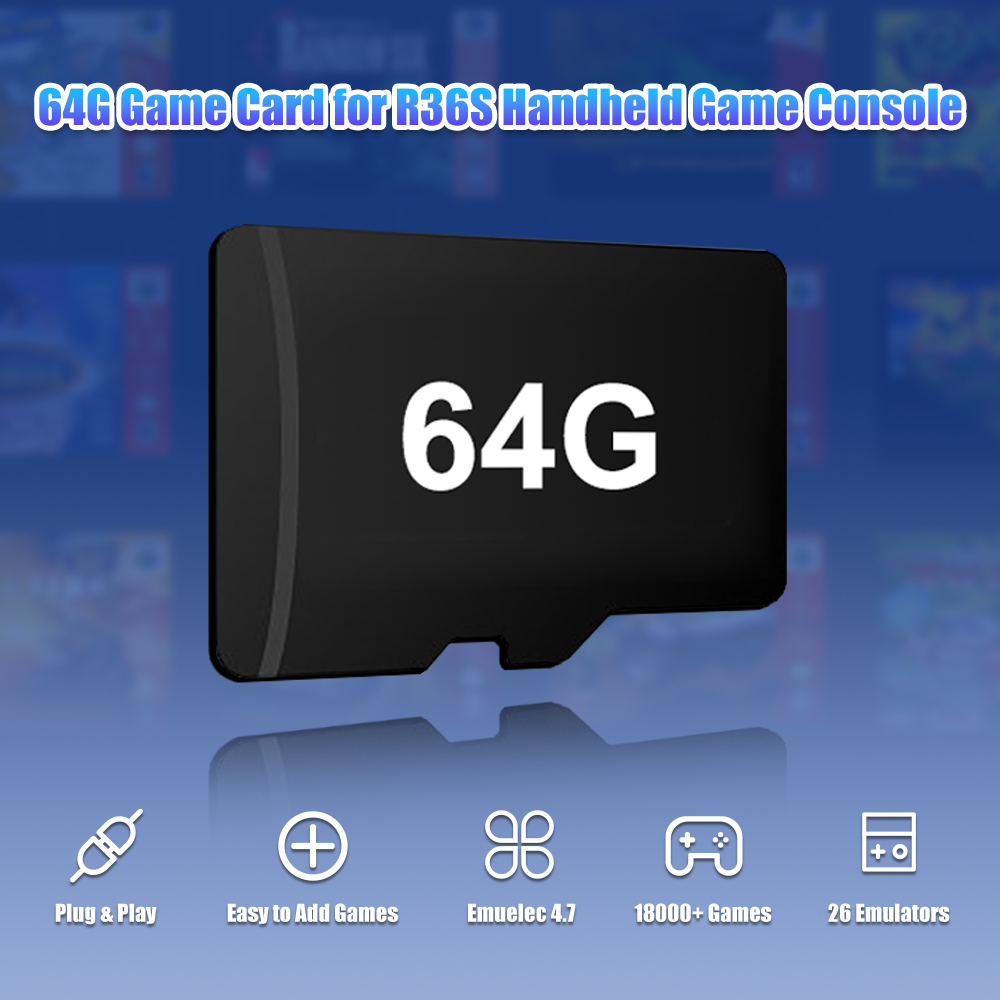 Kartu TF Game 64G untuk Konsol - Retro Gaming Console Handheld ulasan dan harga