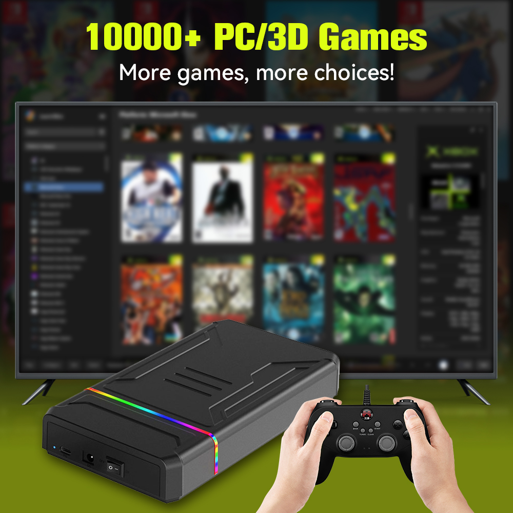 JMachen konsol Video Game 3TB, - Retro Gaming Hdd ulasan dan harga