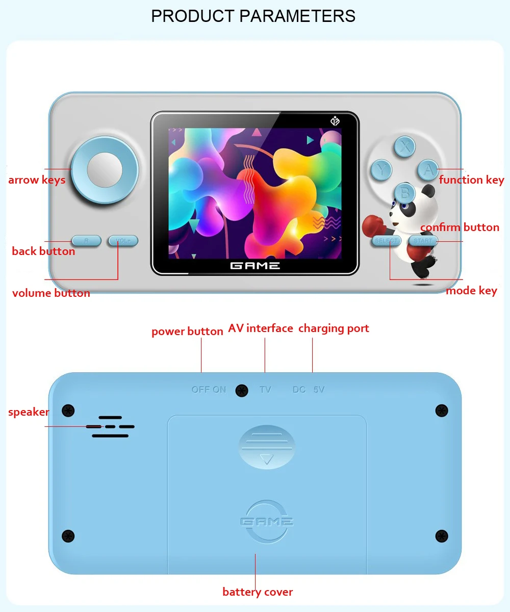 Konsol Video Game Retro S5 Min - Retro Gaming Gadgets ulasan dan harga