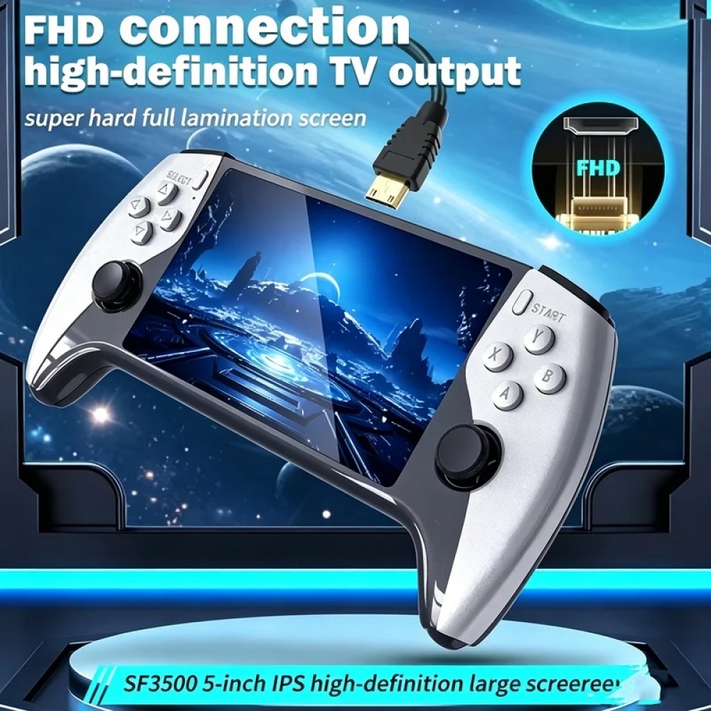 SF3500 Konsol Game Genggam 5 i - Retro Gaming Console Handheld ulasan dan harga